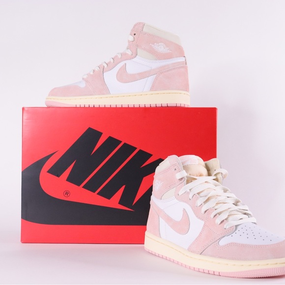 NIKE AIR JORDAN 1 HI WASHED PINK - Picture 7 of 7